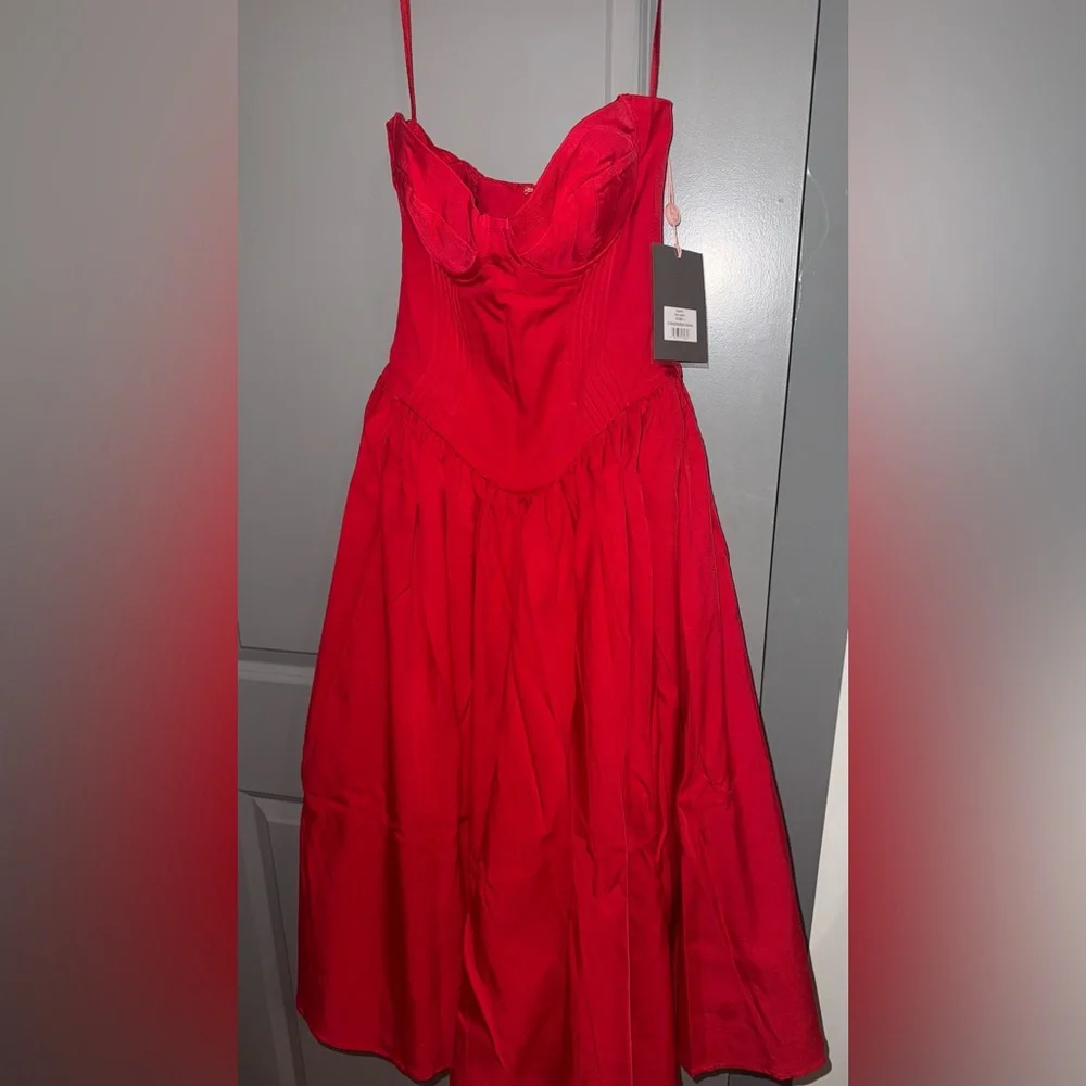 House of CB Red Midi Dress - Picture 10 of 10